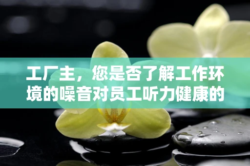 工厂主，您是否了解工作环境的噪音对员工听力健康的潜在威胁？