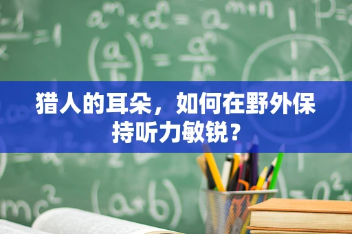 猎人的耳朵，如何在野外保持听力敏锐？